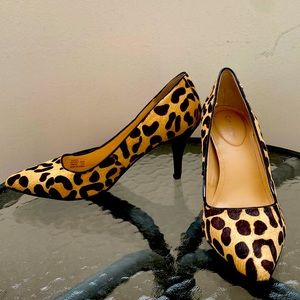Calvin Klein Leopard Print Heels